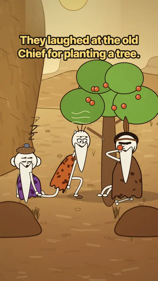 The Tree: They laughed at the old Chief for planting a tree.
