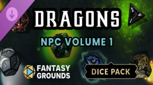 Fantasy Grounds Dragons NPC Dice Pack Volume 1