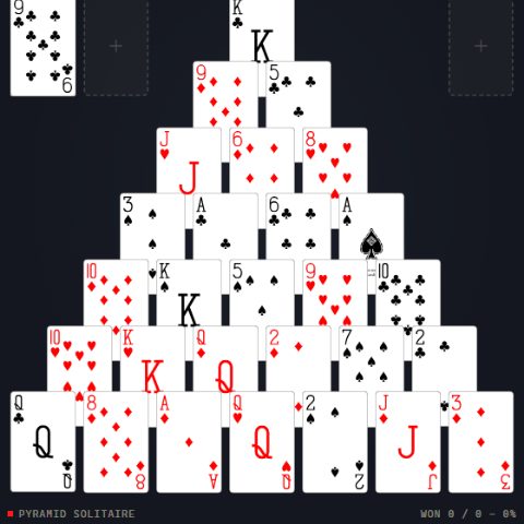 Pyramid Solitaire on Arena13